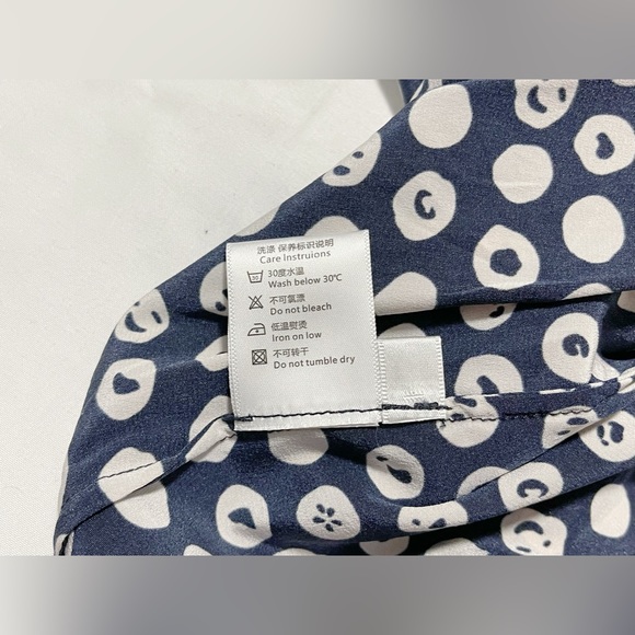 Silk Midi Skirt with Front Slit - Picture 15 of 15